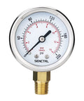 200 Psi Pressure Gauge With 2 Inch Dial, 1/4 NPT Lower Mount, Built To Last Waterproof Stainless Steel Case, IP67 Certified