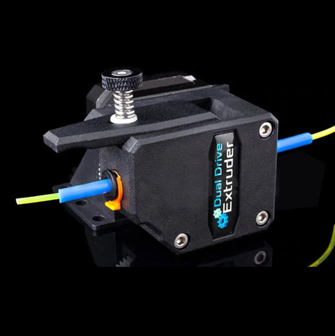 Dual Drive Geared Extruder Upgrade Kit For 1.75mm Filament With RNC Nano Coated Gear, Universal Mount, side view