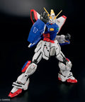 Shining Gundam Real Grade Model Kit 1 144 Scale in dynamic pose, no glue build with colorful detailing, G Gundam fan kit