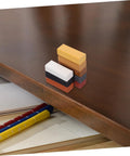 Eight Pieces Furniture Wax Crayons For Wood Floors And Furniture Repair Quick Scratch Fix Chip Holes Durable Wax Sticks on table