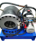 Heavy Duty Hydraulic Hose Crimping Machine Portable Electric Pipe Crimper 12V Shop Essential With Ten Precision Dies close-up view