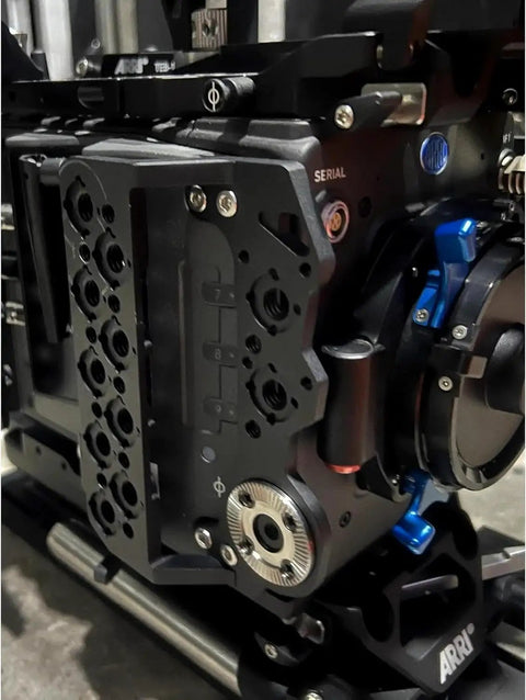 Fifteen Piece Nickel Brass Location Fix Pin Screws Lock Tight On Camera Quick Release Cheese Plates And Top Handles For A Clutch Shooting Rig Setup No Sweat on ARRI camera rig.