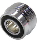 Din to Yoke Tank Valve Adapter for Scuba Cylinders, stainless steel regulator converter, focus on external teeth and hex socket