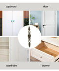 Antique Bronze Cabinet Pulls 6.88 Inch Zinc Alloy Wardrobe Drawer Handles Vintage Carved Hardware displayed in home settings