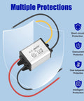 Premium DC-DC Buck Converter Step-Down Voltage Regulator with multiple protection features for stable power supply.