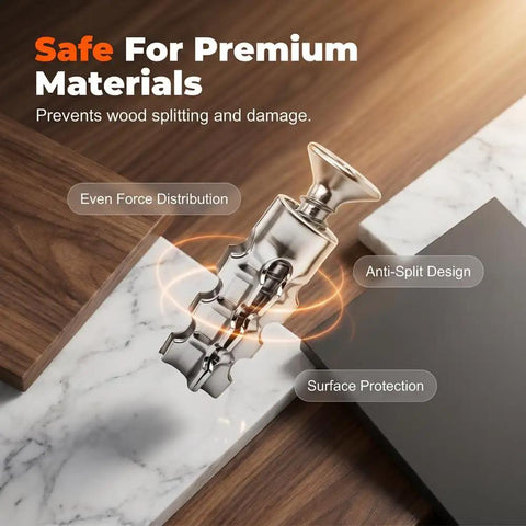 Fix Loose Hinges Quick With 100 Pack Of 6x14mm Door Screw Kit For Cabinet Repair And Stripped Thread Restoration Using Expansion Anchors For Super Secure Stability, metal anchor on wood and stone
