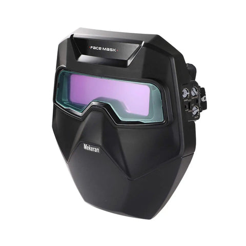 Auto Darkening Welding Goggles With Adjustable Sensitivity And Wide Shade 4/9-13, Viewing Area 4.82 By 1.37 Inch assemblable mask