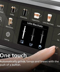 5500 Series Fully Automatic Espresso Machine With LatteGo Milk System Integrated Grinder 20 Coffee Presets display
