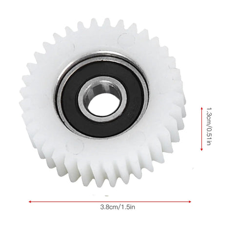 3 Pack 36 Tooth E Bike Hub Motor Clutch Gear Kit Replacement Accessory for Ebike, close-up view showing gear dimensions