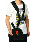 Black Comfort Padded Double Shoulder Strap For Trimmers And Brush Cutters Strimmer Harness For Garden Tools Nylon Belt Fits Brush Cutter Kit