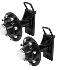 Industrial Grade Shipping Container Wheels Featuring An 8x6.5 Lug Pattern With Super Badass 8000 Lbs Capacity Expertly Crafted From Premium Steel hubs and spindles.