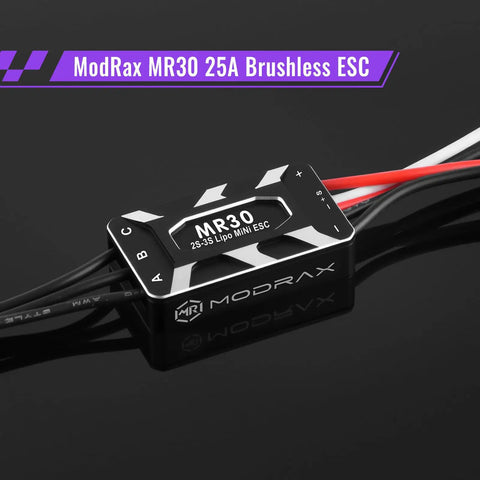 ModRax MR30 25A brushless ESC for Beefed Up 4500KV Outrunner Brushless Motor And 25A ESC Combo with 11T Pinion Gear for SCX30