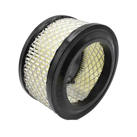 SA16F Air Intake Filter Element For Compressors Replacement OEM 32170979, round fiberglass mesh filter with black rubber rim