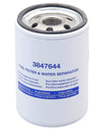 Volvo Fuel Filter Water Separator 3847644 Replacement, Compatible With Volvo 3862228, white cylindrical filter