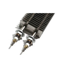 1400W Electric Finned Tubular Heater 230V Hot Air Square Fin M16 Stainless Steel Thread 600mm with fins and threaded ends.