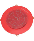 5.8GHz Triple Feed Patch Antenna for Drones and UAVs, Circular Polarized Flat Panel Array, top view with design pattern