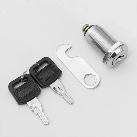 Cam Lock 10 To 25 Mm For Doors Cabinets Mailboxes And Drawers Durable Keyed Lock With Tamper Proof Safe Cylinder and keys
