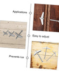 Heavy Duty Toggle Bolt Kit With Steel Drywall Anchors And Wing Nuts, Snap Toggle Bolts For Hollow Walls, Wall Hanging And Fast Installations, DIY Ready Decor Mounts For Cabinets, Shelves And Picture Frames on wood panels