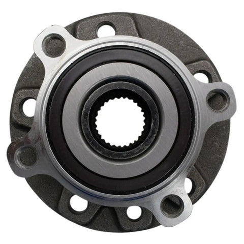 Heavy Duty Rear Wheel Bearing And Hub Assembly Pair For Fiat 500X All Wheel Drive built like iron, detailed view of bearing.