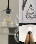 Black E26 Lamp Shade Collar Rings Set Threaded Reducer 1-3/8 Inches And 1-1/2 Inches Hanging Lamp Holder Parts 4 Pcs Kit For Vintage Socket Lamps Compatible With 34mm And 39mm Threads in various pendant light fixtures.