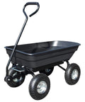 Heavy Duty Dump Trailer With Anti Skid Wheels And Big Capacity Hauler For Farm And Utility Jobs Built On A Beefy Steel Frame