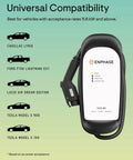 64 Amp EV Charger HCS 80 Hardwired 240V 15.4kW Power With Rugged J1772 Connector and Compatibility Information