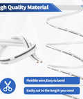 Flexible 100 Ft 22 AWG 2 Pin Garage Door Wire, easy to bend and cut, with high-quality material, for sensors and control stations