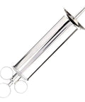 Brass Ear Wax Removal Syringe With Chrome Finish 4 Oz Built Tough Easy Home Irrigation Tool For Household Use EMTs Firefighters Police Medical Students Schools And Hobbyists Everywhere, chrome brass syringe