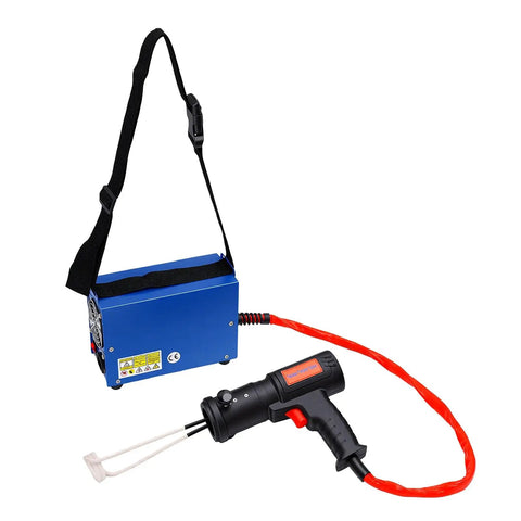Portable 1500W Magnetic Induction Heater Auto Garage Essential delivering tools with four coils for rust extraction.