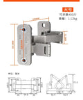 Stainless Steel Stone Door Hinge Hidden Open Invisible Concealed Hinge With Adjustable Fit For Fire Hydrant Box And Well Doors