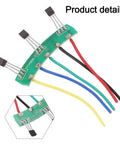 Solid E Bike Hall Sensor Replacement For Two Wheel Electric Scooter Motor 120 Degree 3144 3413 Hall Plate Circuit Board With Cable close-up view.