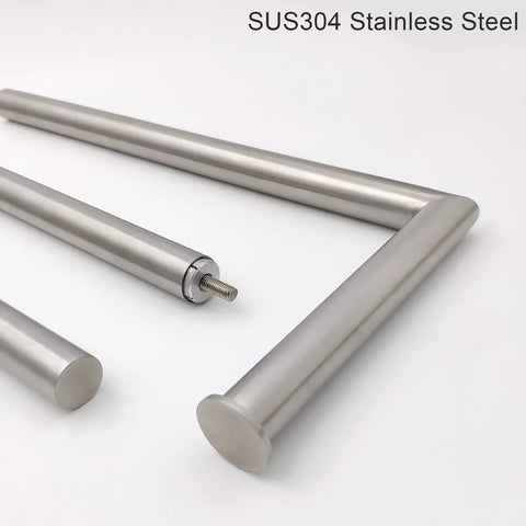 Components of Free Standing Toilet Paper Holder With Reserve in durable SUS304 Stainless Steel Brushed Nickel Finish