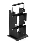 Dual Solder Dispenser Reel With Adjustable Roll Holder, heavy duty spool feeder, black all-metal construction, two reels