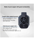 CCS1 to CHAdeMO EV Adapter DC 1000V 250A Heavy Duty Fast Charging Converter with copper terminals for efficient charging.