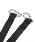 All In One Kayak Anchor Rope And Buoy Kit With Stainless Steel Carabiners showing heavy-duty black straps and carabiners