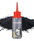 Lock Lube Graphite Powder For Keyholes And Lock Cores Keeps Doors And Drawers Moving Smoothly In The Garage Home Office Dorms RVs And Workshops A Friction Fighting Lubricant That Prevents Jams And Extends Lock Life, 60ml bottle with red cap and graphite background