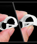 Close-up of open and closed positions of the Adjustable Plastic Tubing Clamps Set, 10 Pcs For 1/8 To 5/32 Inch Tube Outer Diameter