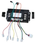Full Throttle 72V 1000W Brushless DC Motor With Gearbox And Sine Wave Speed Controller Kit, wiring harness setup view.