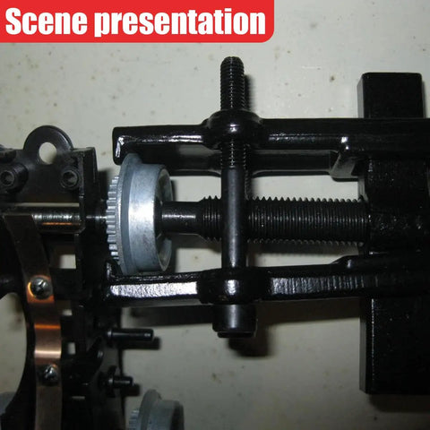Two Jaw Gear Puller 2 Inch Carbon Steel Adjustable Gear Remover Tool Universal Hand Pump Pulley Puller for Motorcycle Use