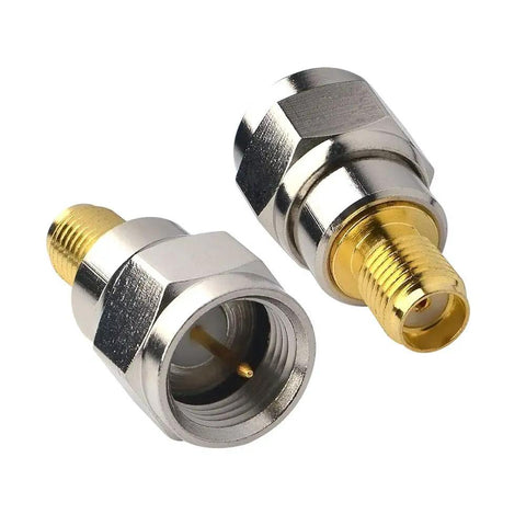 F Type Male To SMA Female Coax Connectors Pack Of 2 For Scanners SDR Handheld Antennas And FM Digital Radios Must Have Antenna Adapter