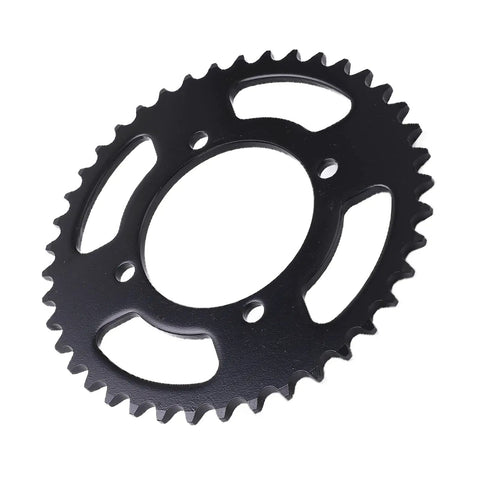 41 Tooth Rear Sprocket Black Steel For 420 Chain Compatibility Beefy Gear For Electric Bicycles Motorcycles Beach Vehicles