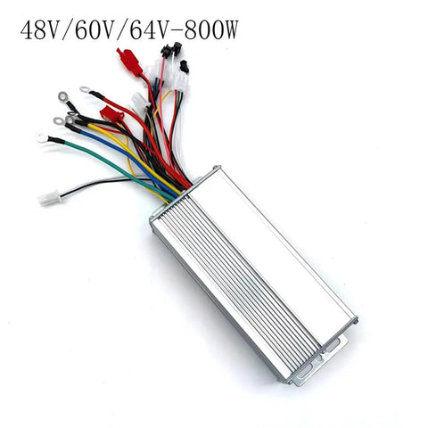 Boss Level Brushless Motor Controller For 48V 60V 64V Electric Bikes And E Scooters 450W Power Controller Module, wires visible