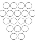 Stainless Steel Split Key Rings Set 20mm Outer Diameter 1.4mm Thick Open Jump Rings For Keychains Car Keys Luggage Tags And DIY Jewelry Making 304 Stainless Steel 20 Pieces