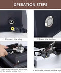 Operation steps for Kick Stubborn Espresso Grinds Effortlessly With This Blazing Fast 58 mm Electric Portafilter Cleaner and Knock Box.