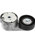 Heavy Duty Serpentine Tensioner Idler Pulley Kit Replaces 5184617AD 38082 6PK1670 Fits Chrysler Dodge Avenger Jeep Ram VW Routan Direct Bolt On Dead Simple Swap Oem Equivalent Gets Your Whip Running Smooth As Smoke. metal tensioner pulley and black idler pulley