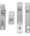 Heavy Duty Stainless Steel Pivot Door Hinges 1 Pair For Hidden Bookcase Doors And Cabinet Swing Hinges With Rotating Shaft Torque