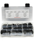 Hydraulic Fitting O Ring Seal Kit Buna N 70 Durometer 12 Sizes 255 Piece Kit SAE 900 O Ring Set For Hydraulic Fittings