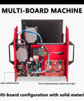 Rock Solid Handheld Dot Peen Marker Slick Portable Metal Engraver Stamp Serial Numbers Vin Codes Heavy Duty Carbide Tip multi-board machine with visible components.