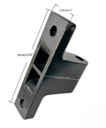 Door Hinge Kit 2 Pieces Compatible With Skid Steer Loaders S510 S530 S550 S570 S590 S595 S630 S650 S740 S750 S770 S850 A770 And Compact Track Loaders T450 T550 T590 T595 T630 T650 T740 T750 T770 T870 Part Numbers 7305580 7176593, close-up view.