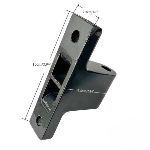 Door Hinge Kit 2 Pieces Compatible With Skid Steer Loaders S510 S530 S550 S570 S590 S595 S630 S650 S740 S750 S770 S850 A770 And Compact Track Loaders T450 T550 T590 T595 T630 T650 T740 T750 T770 T870 Part Numbers 7305580 7176593, close-up view.